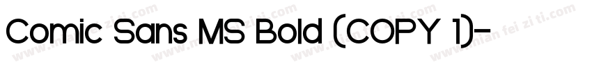 Comic Sans MS Bold (COPY 1)字体转换